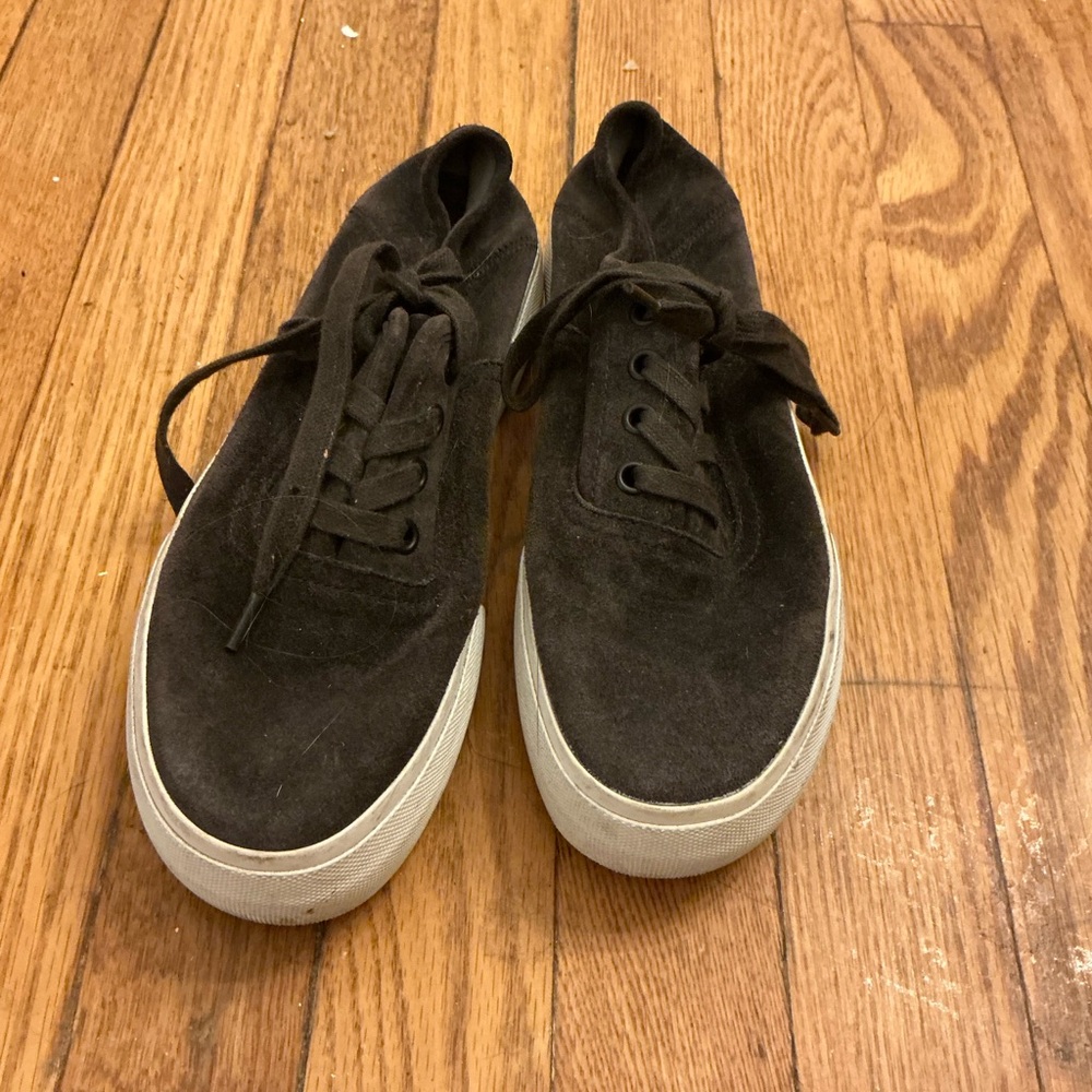 Men's Black Suede Sneakers